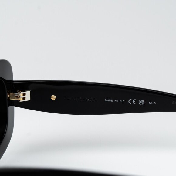 Bottega Veneta Women Sunglasses Black Shield BV1281S 001 BRAND NEW - Picture 6 of 14